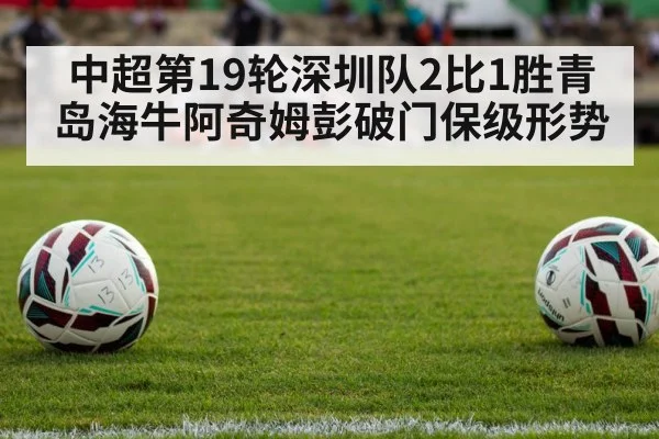 中超第19轮深圳队2比1胜青岛海牛阿奇姆彭破门保级形势